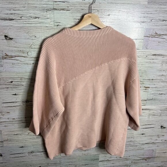 Marla Wynne Pink Ribbed Women's Sweater Size L - Picture 9 of 9